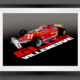 Gilles Villeneuve Ferrari 126CK Print - Scuderia GP