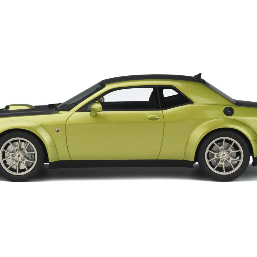 2020 Dodge Challenger R/T Scat Pack Widebody 50th Anniversary Green Metallic 1/18 Model Car by GT Spirit Automotive