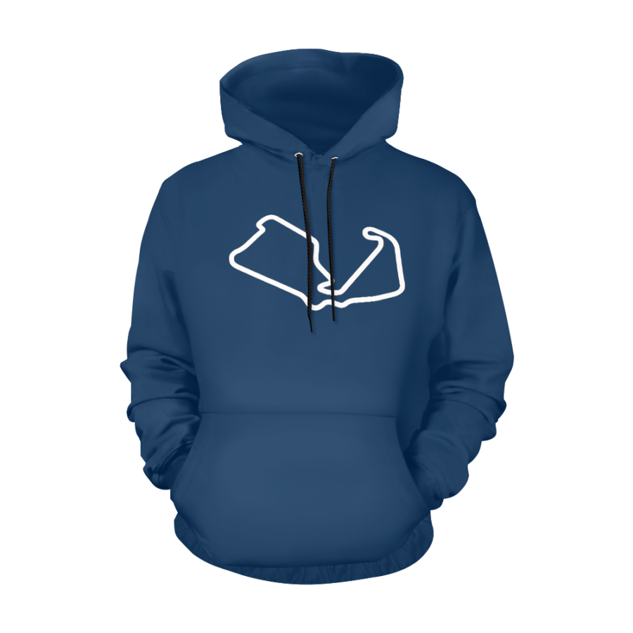 PIT LANE Hoodie - world circuits - Silverstone - navy from the Manor Racing F1 Team store collection.