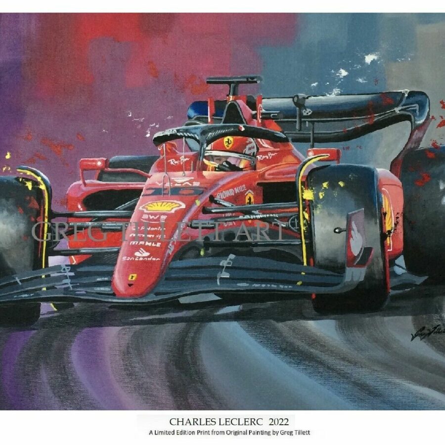 Charles Leclerc Max Verstappen Limited edition art print from an original painting by Greg Tillett Formula one Gift F1 Poster (Copy) (Copy) (Copy) (Copy) (Copy) (Copy) (Copy) (Copy) (Copy) Charles Leclerc