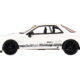 Nissan Skyline GT-R VR32 "Top Secret" RHD (Right Hand Drive) White Limited Edition to 1200 pieces Worldwide 1/64 Diecast Model Car by True Scale Miniatures