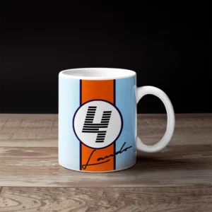Review picture from customer of Lando Norris F1 Mug