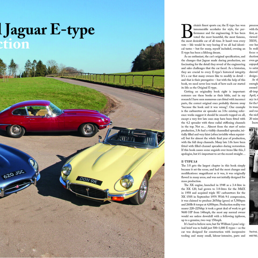 Original Jaguar E-type - Restorers’ and enthusiasts’ guide to 3.8, 4.2 and V12 Automotive