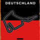 Vintage Look Metal Sign - F1 Racetrack Posters F1 Hockenheim German GP Race Track - 8X12 Inches Metal Poster