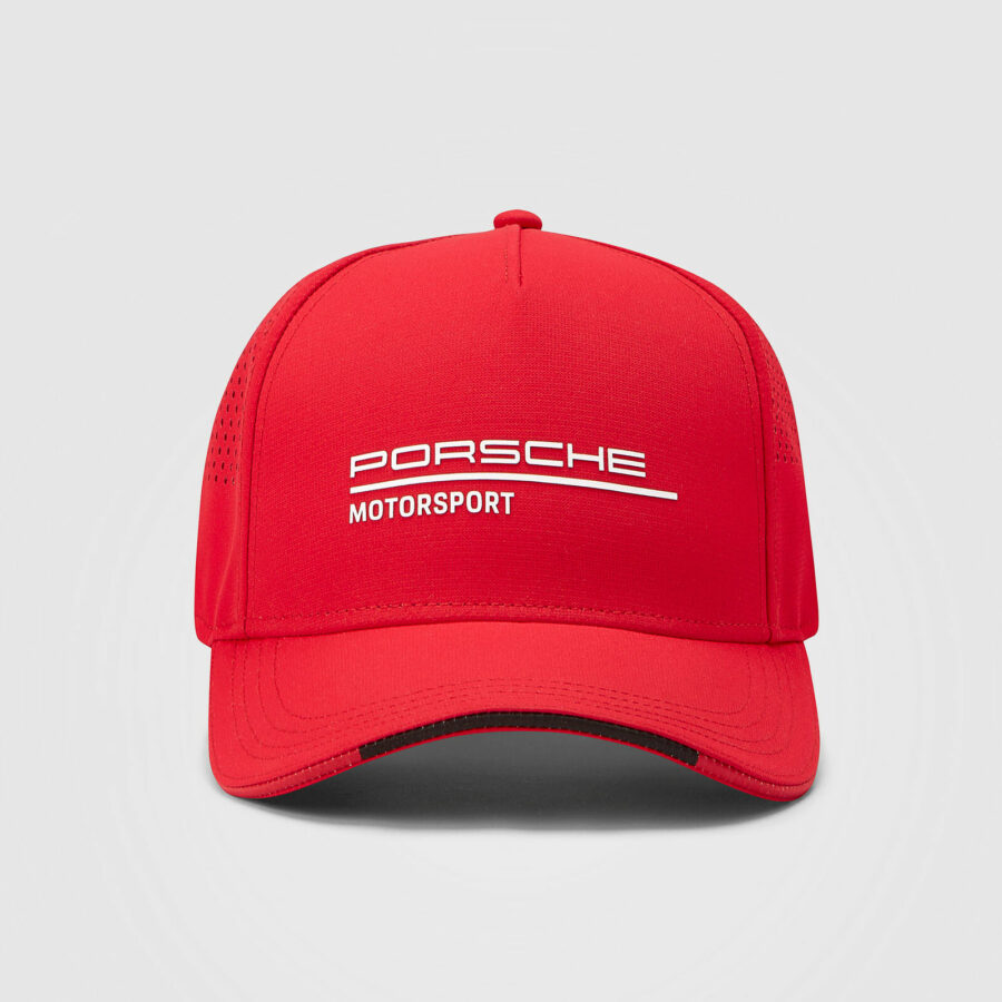 Porsche Motorsport Logo Red Cap Automotive