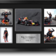 A3 Max Verstappen Gifts Printed Signed Autograph Presentation Display for F1 Formula 1 Racing Fans - A3 Framed