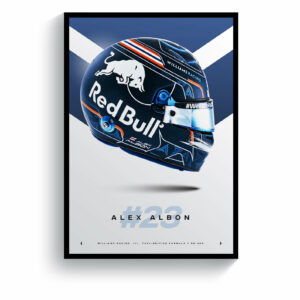 Alex Albon #23 Print, Formula 1 2022 Sports Car Racing Posters & Prints by Pit Lane Prints