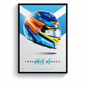 Fernando Alonso #14 Print, Formula 1 2022  by Pit Lane Prints
