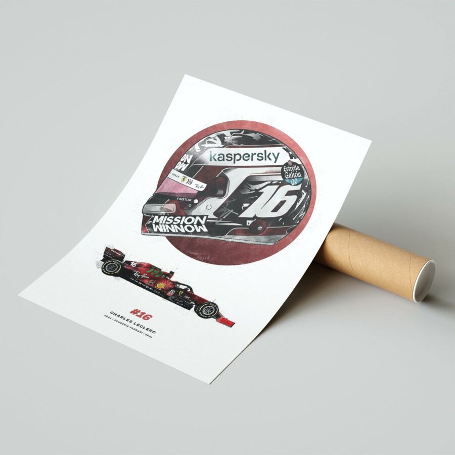 Charles Leclerc Scuderia Ferrari | 2021 Formula 1 Print Charles Leclerc
