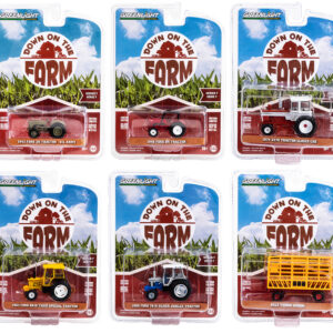 "Down on the Farm" Series Set of 6 pieces Release 7 1/64 Diecast Models by Greenlight  by Diecast Mania