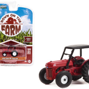 1946 Ford 8N Tractor Red with Black Canopy "Down on the Farm" Series 7 1/64 Diecast Model by Greenlight  by Diecast Mania