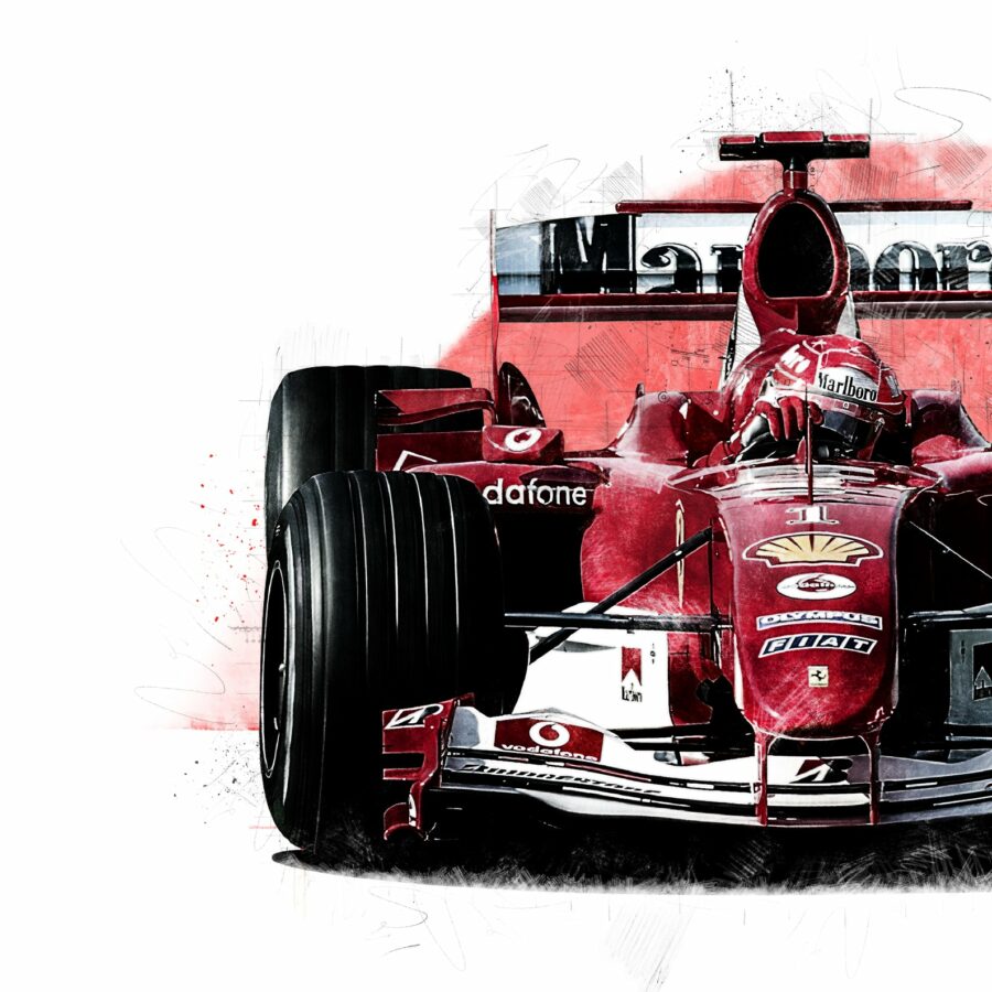 Michael Schumacher | F2002 Ferrari | Formula 1 Print Formula 1 Memorabilia
