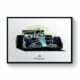 Sebastian Vettel Aston Martin AMR22 2022 Formula 1 Car Print