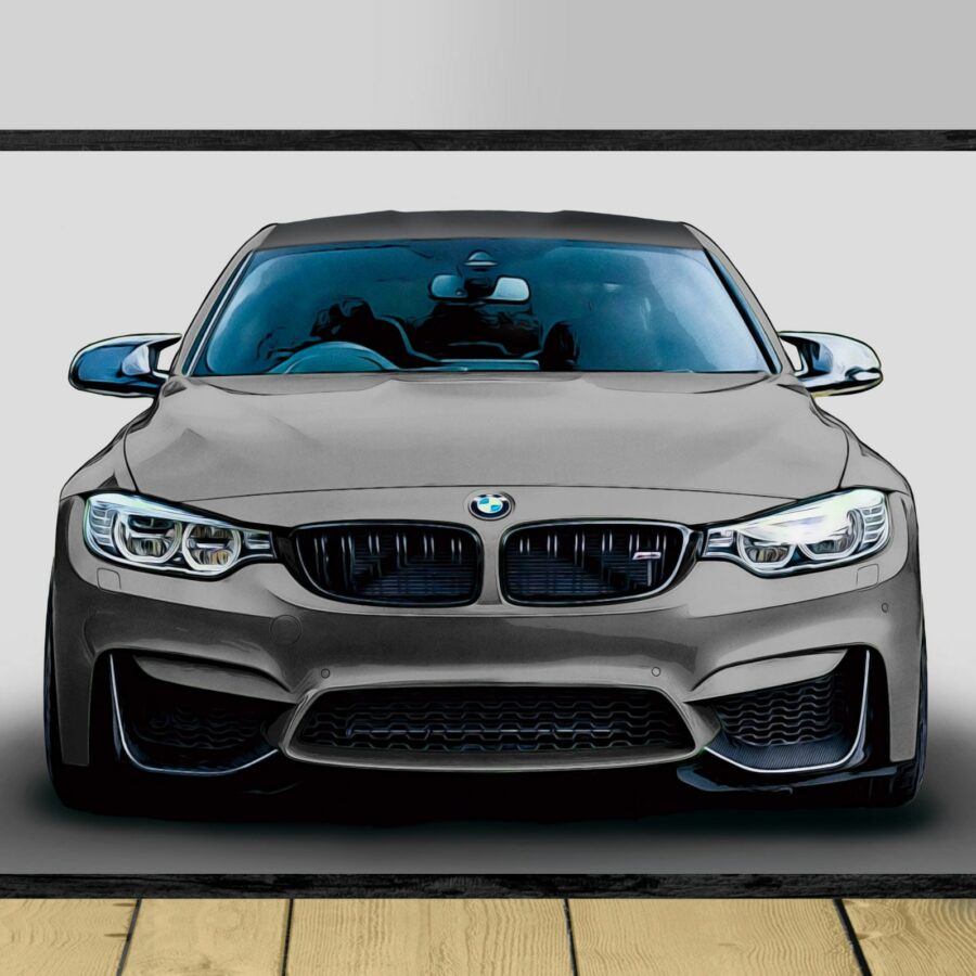 BMW M3 poster print, choose from 6 colours, BMW poster, M3 print, car poster, supercar poster BMW
