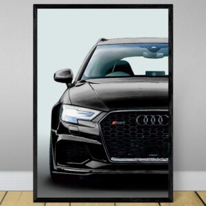 Audi RS3 poster print, Audi RS3 poster, Audi RS3 print, car poster,  supercar poster