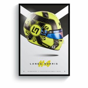 Lando Norris #4 Print, Formula 1 2023 Sports Car Racing Posters & Prints by Pit Lane Prints