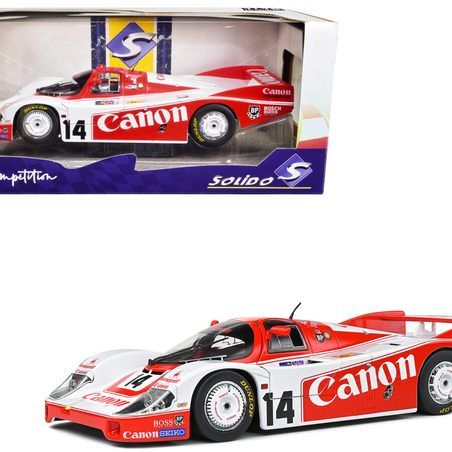 Porsche 956 #14 Richard Lloyd - Jonathan Palmer - Jan Lammers "24 Hours of Le Mans" (1983) "Competition" Series 1/18 Diecast Model Car by Solido Automotive