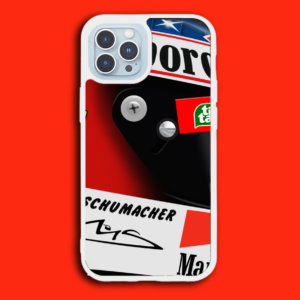 Michael Schumacher 1998 Helmet F1 iPhone Samsung Galaxy Phone Case - Scuderia GP  by ScuderiaGP