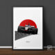 McLaren MP4-20, Kimi Raikkonen, 2005, Formula-1 Print, F1 Poster, Suzuka