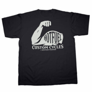 Hotfuel Custom Cycles Arm T Shirt  by Hotfuel