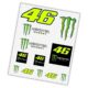 Large Stickers Pack Valentino Rossi 46 Monster