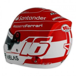 F1 Scuderia Ferrari Charles Leclerc 1/2 Scale Mini Replica Helm