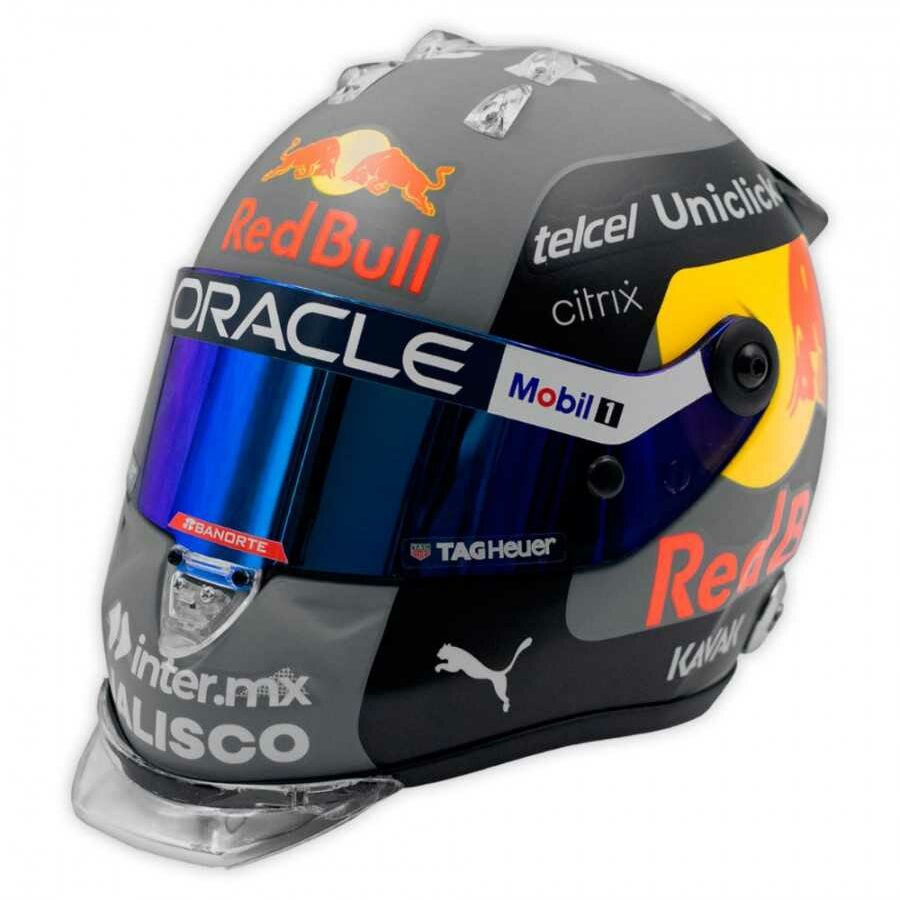 Mini Helmet 1:2 Sergio Pérez 'Red Bull 2022' Monaco GP Red Bull Racing