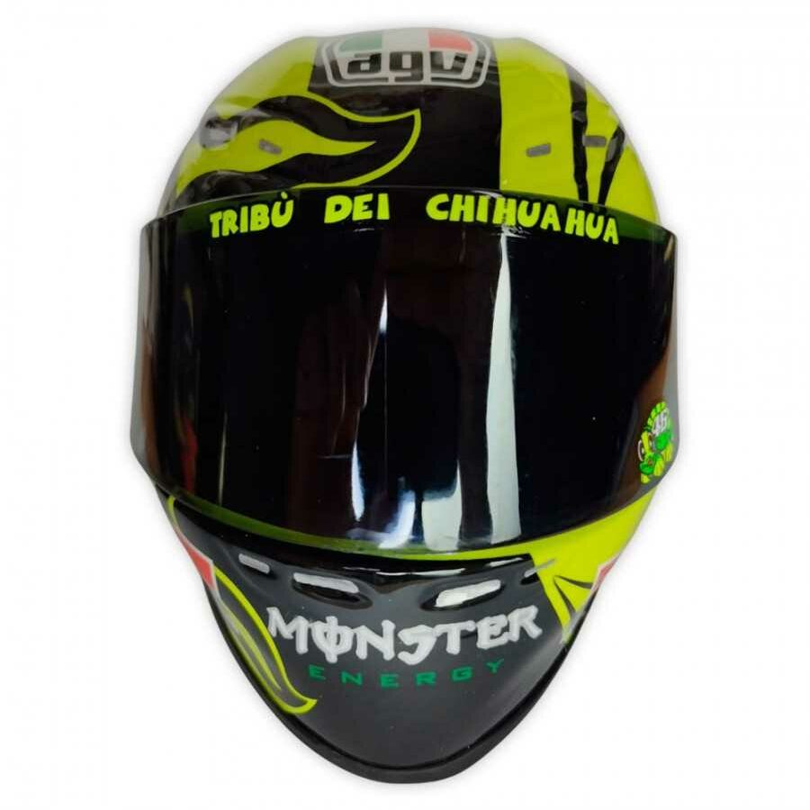 Casco Mini Helmet 1:2 Valentino Rossi 'Ducati 2010' Test Valencia from the MotoGP Memorabilia store collection.