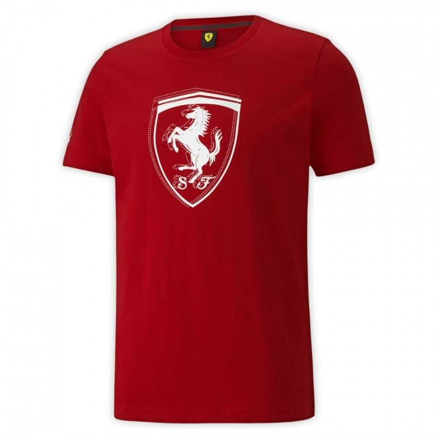 Scuderia Ferrari Race Shield Red T-shirt Sports Car Racing Clothing