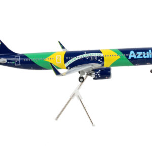 Airbus A321neo Commercial Aircraft "Azul Linhas Aereas" Dark Blue Brazil Flag Livery "Gemini 200" Series 1/200 Diecast Model Airplane by GeminiJets by Diecast Mania