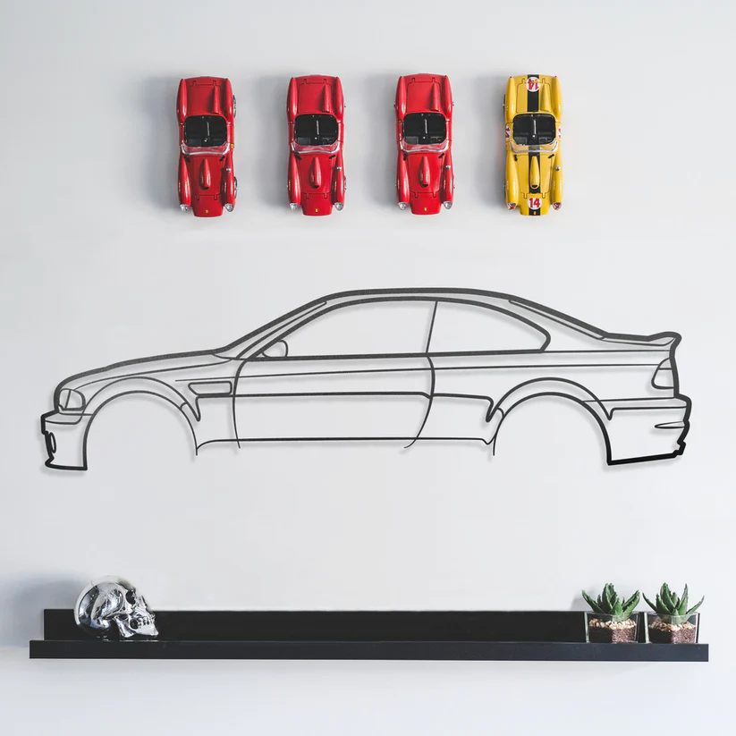 Bmw E46 M3, Metal Art Work from the Nascar store collection.