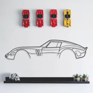Ferrari GTO 250, Metal Art Work  by Rear View Cuts