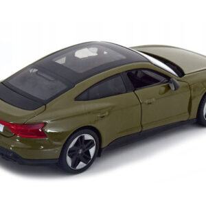2022 Audi RS e-Tron GT Dark Green with Black Top and Sunroof "Special Edition" Series 1/25 Diecast Model Car by Maisto Audi by Diecast Mania