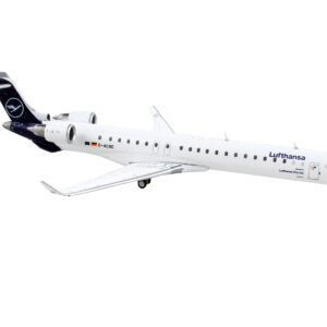 Bombardier CRJ900 Commercial Aircraft "Lufthansa" White with Dark Blue Tail 1/400 Diecast Model Airplane by GeminiJets by Diecast Mania
