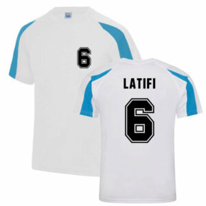 Nicholas Latifi Performance T-Shirt (White-Sky)  by Race Crate