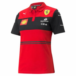 2022 Ferrari Team Polo (Red) - Womens  by Race Crate