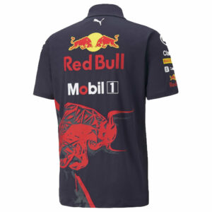 2022 Red Bull Racing Team Polo Shirt (Navy) Red Bull Racing by Race Crate