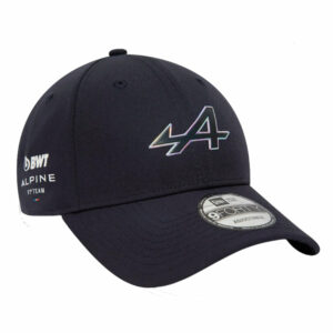 2023 Alpine Iridescent Logo 9Forty Cap (Black)  by Race Crate
