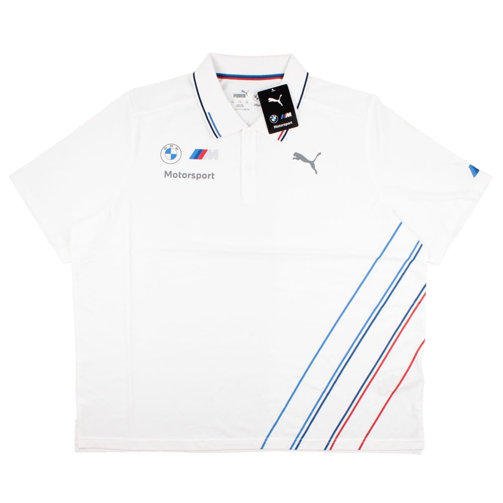 2023 BMW M Motorsport Team Polo Shirt (White) | GPBox