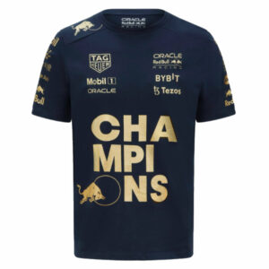 2022 Red Bull Racing Constructors World Champions T-Shirt (Navy)  by Race Crate