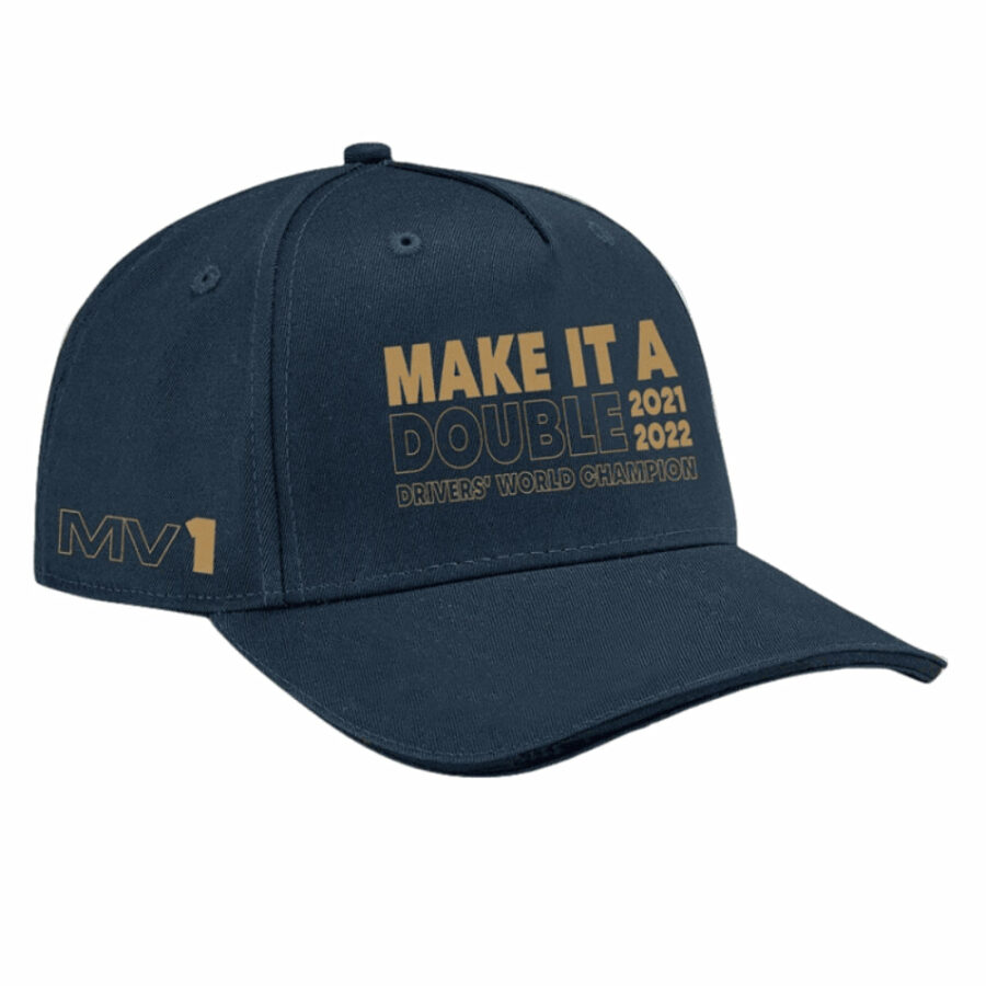 2022 Red Bull Racing Max Verstappen Champions Cap from the Max Verstappen store collection.