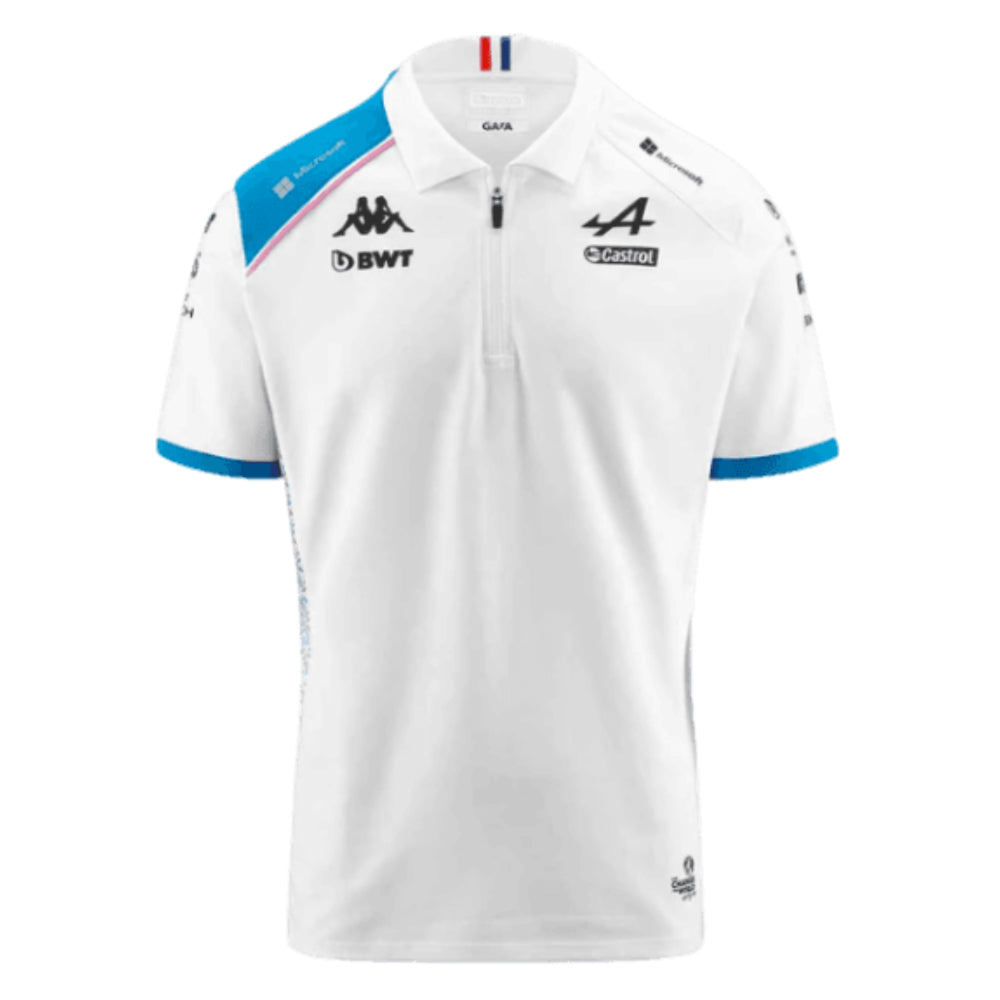 2023 Alpine Team Pierre Gasly Polo (White) | GPBox