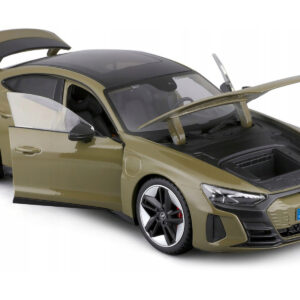 2022 Audi RS e-tron GT Dark Green with Sunroof 1/18 Diecast Model Car by Bburago  by Diecast Mania