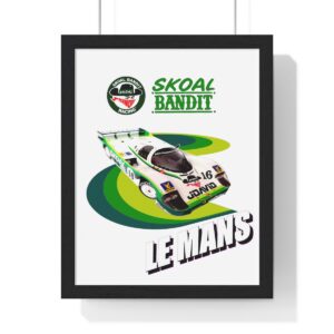 Le Mans Skoal Bandit Porsche 956 Framed Print WEC & Le Mans Memorabilia by MoRoarSport