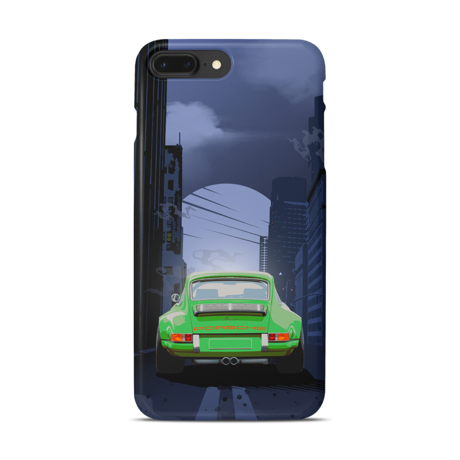 Porsche 911 iPhone Case Custom License Plate GREEN Automotive