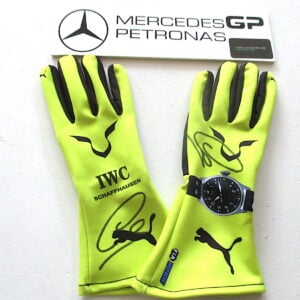 LEWIS HAMILTON SIGNED 2023 REPLICA GLOVES. CERTIFIED  by f1action