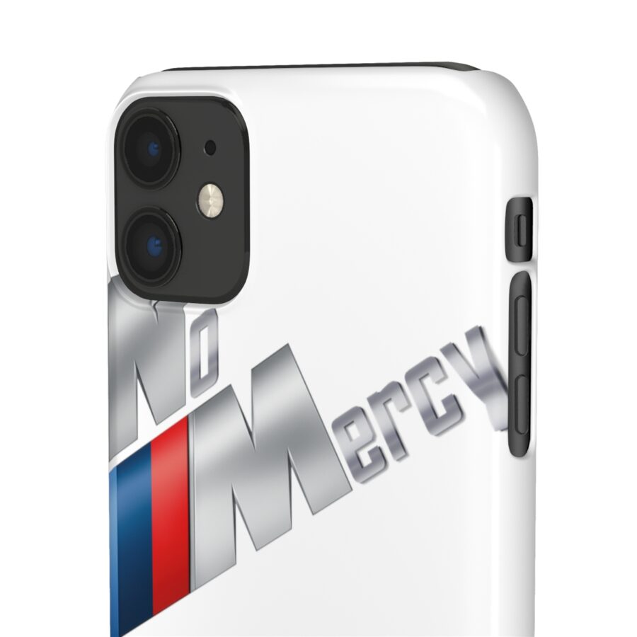 BMW MPower "No Mercy" Slim Phone Cover - Funny Gift For Bimmers from the BMW store collection.