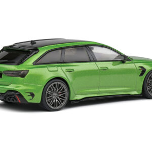 2022 Audi ABT RS 6-R Java Green Metallic with Black Top 1/43 Diecast Model Car by Solido  by Diecast Mania
