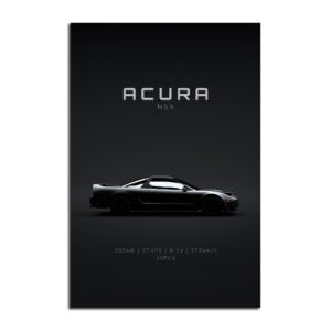 Acura NSX 1991 - Wall Art Print Porsche by 21MXM