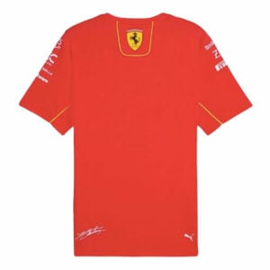 2024 Ferrari Charles Leclerc Driver T-Shirt (Red)  by Race Crate